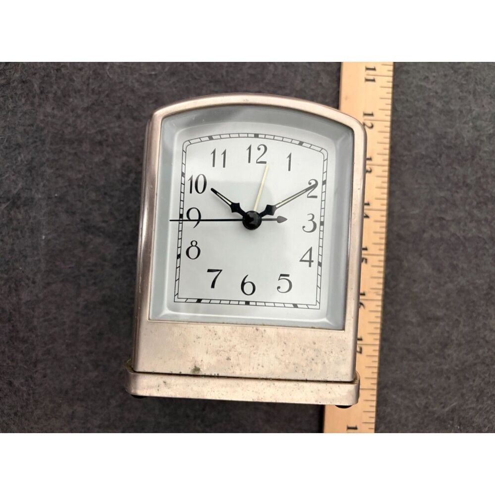 vtg pottery barn silver metal quartz lock